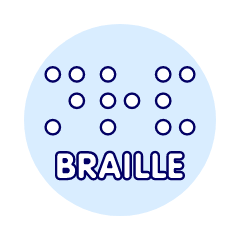 Braille System Illustration from UX Duotone Set