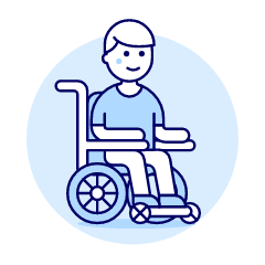 Wheelchair 1 Illustration from UX Duotone Set