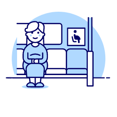 Priority Seat 2 1 Illustration from UX Duotone Set