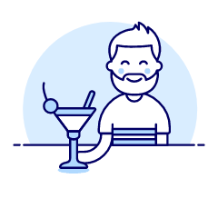 Bar Client 4 2 Illustration from UX Duotone Set