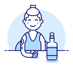 Bar Client 6 1 Illustration from UX Duotone Set