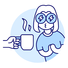 Craving For Coffee 1 Illustration from UX Duotone Set