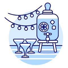 Drink Dispenser Illustration from UX Duotone Set