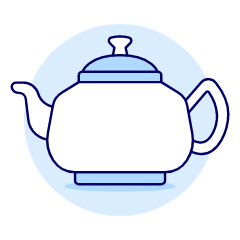 Tea Pot 1 Illustration from UX Duotone Set