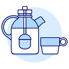 Tea Pot 4 Illustration from UX Duotone Set