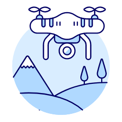 Camera Drone 5 Illustration from UX Duotone Set