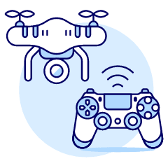 Drone Controller 2 Illustration from UX Duotone Set