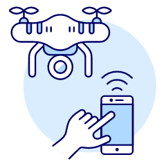 Drone Controller 3 1 Illustration from UX Duotone Set