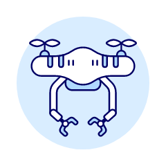 Reobotic Drone Illustration from UX Duotone Set