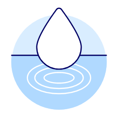 Water Drop Waves Illustration from UX Duotone Set