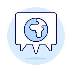 Global Meeting Illustration from UX Duotone Set