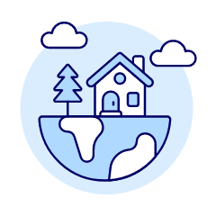 House Ecosystem Illustration from UX Duotone Set