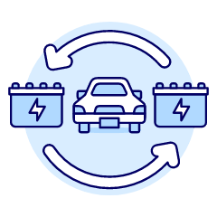 Battery Change Illustration from UX Duotone Set
