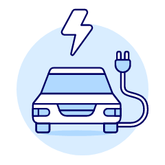 E Car 2 Illustration from UX Duotone Set