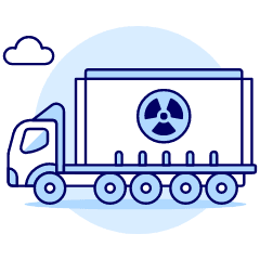 Nuclear Truck Illustration from UX Duotone Set