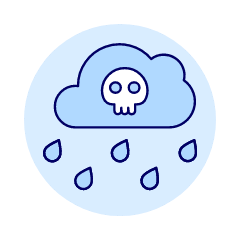 Acid Rain Illustration from UX Duotone Set