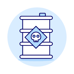 Danger Chemical Illustration from UX Duotone Set