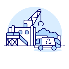 Garbage Station Illustration from UX Duotone Set