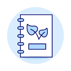 Recycle Notebook Illustration from UX Duotone Set