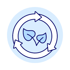 Recycle Plant Illustration from UX Duotone Set