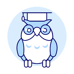 Education Owl 2 Illustration from UX Duotone Set
