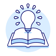 Inspirational Book Illustration from UX Duotone Set