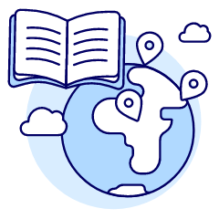 Learning Anywhere Illustration from UX Duotone Set