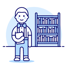 Bookworm 2 1 Illustration from UX Duotone Set