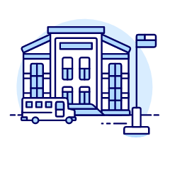 Elementary School Illustration from UX Duotone Set