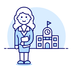 Teacher 4 Illustration from UX Duotone Set