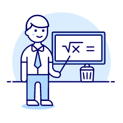 Teacher Teaching 4 Illustration from UX Duotone Set