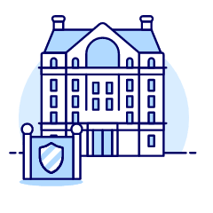 University Illustration from UX Duotone Set