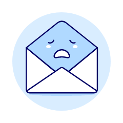 Smiley Mail Sigh Illustration from UX Duotone Set