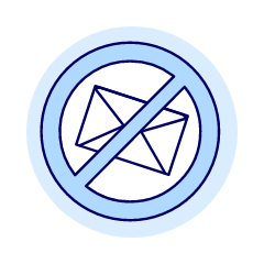 Unwanted Mail Illustration from UX Duotone Set