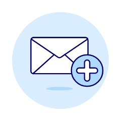 Email Add Illustration from UX Duotone Set