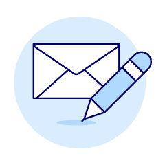Email Compose 1 Illustration from UX Duotone Set