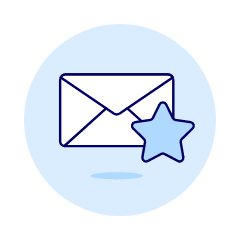 Email Favorite Illustration from UX Duotone Set