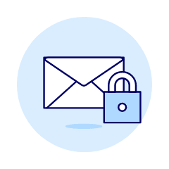 Email Lock Illustration from UX Duotone Set