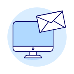 Email Imac 2 Illustration from UX Duotone Set