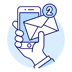 Email Notifications 2 1 Illustration from UX Duotone Set