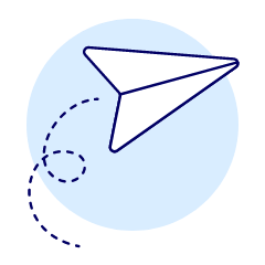 Paper Plane Illustration from UX Duotone Set