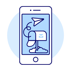Phone Mailbox Illustration from UX Duotone Set