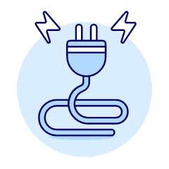 Male Plug Illustration from UX Duotone Set