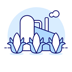 Bioenergy Plant Illustration from UX Duotone Set