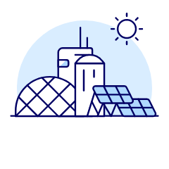 Solar Power Plant Illustration from UX Duotone Set