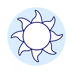 Sun Illustration from UX Duotone Set