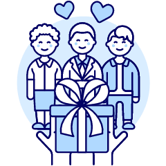 Gift Birthday Illustration from UX Duotone Set