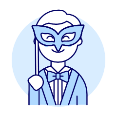 Mask Party 1 Illustration from UX Duotone Set