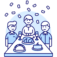 Party Celebration 4 Illustration from UX Duotone Set