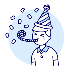 Party Horn 4 Illustration from UX Duotone Set